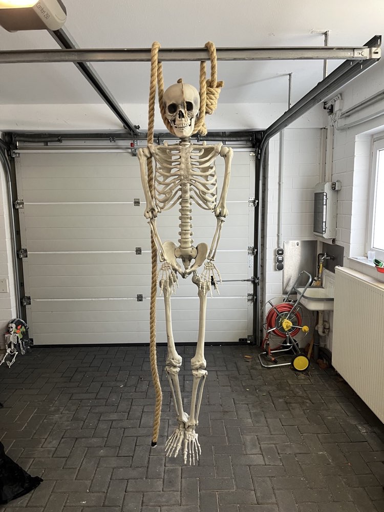 Gro&szlig;es Skelett &mdash; Halloween-Dekofigur zur Miete